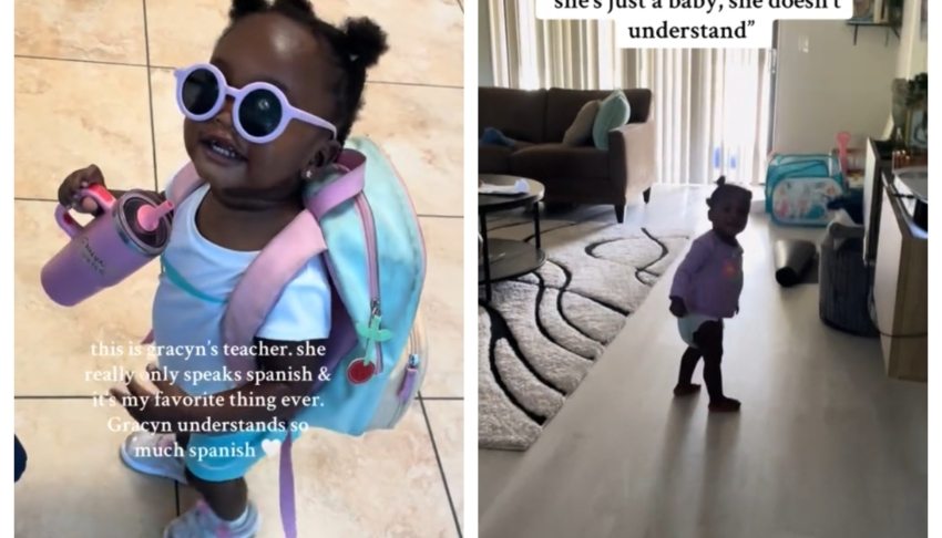 Mom shares how her daughter surprised her by speaking Spanish at just 9 months old