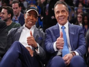 Eric Adams and Andrew Cuomo
