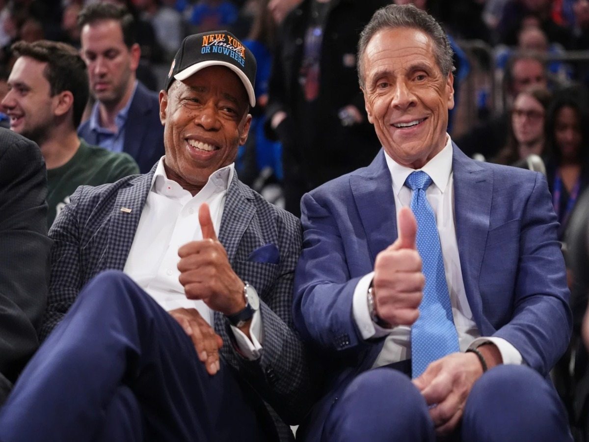 Eric Adams and Andrew Cuomo