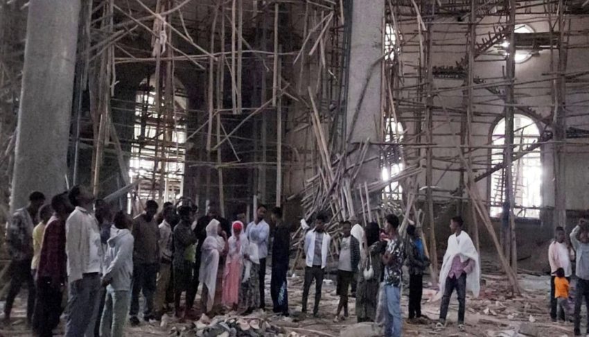 25 worshippers die after scaffolding falls at Ethiopian church