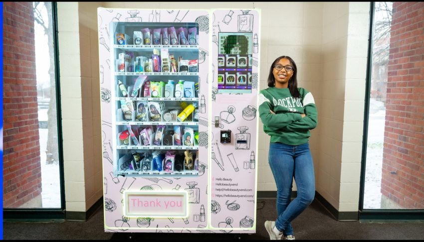 Meet Chantel Francis, whose beauty supply vending machine for Black college students is taking over campuses