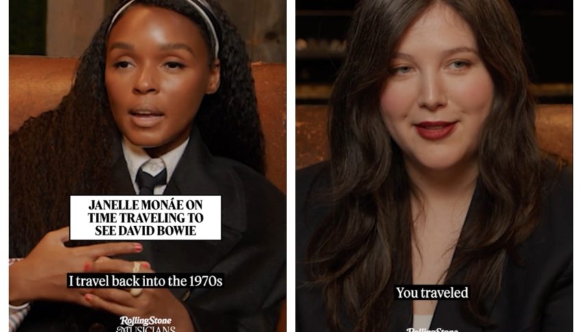 Confusion after Janelle Monáe says she time traveled to the 1970s to see David Bowie perform