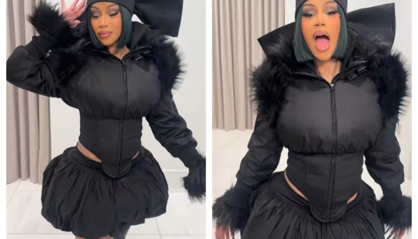 Cardi B announces baby No. 4, shows off new body: ‘Me vs. Me!’