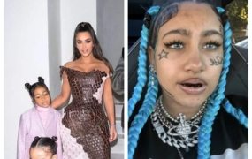 Kim Kardashian on how daughter North reacted to online backlash over fake tattoos and piercings