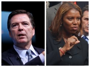 James Comey and Letitia James