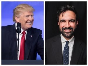 President Donald Trump and New York City’s mayor-elect Zohran Mamdani