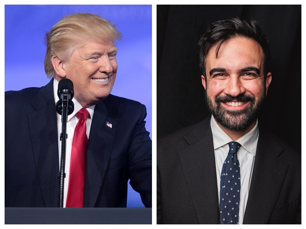 President Donald Trump and New York City’s mayor-elect Zohran Mamdani