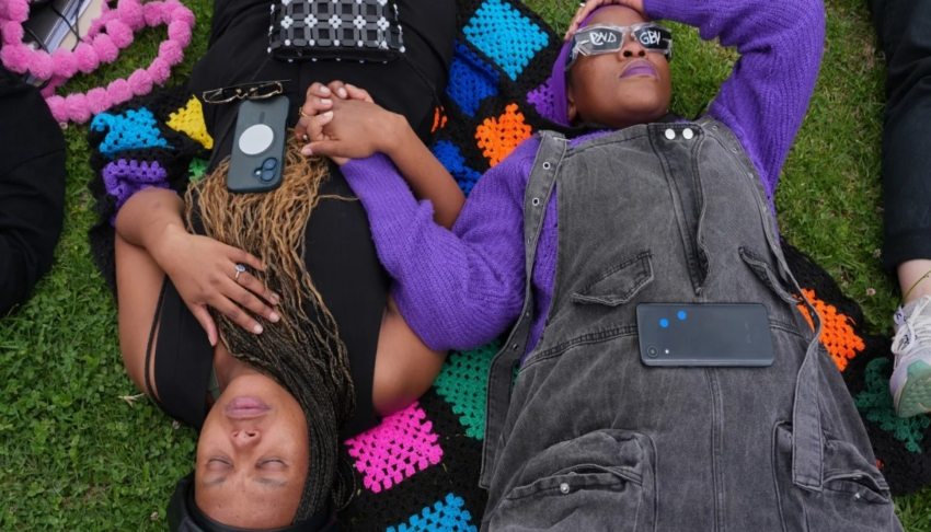 Women stage powerful lie-down protest against gender violence before G20 in South Africa