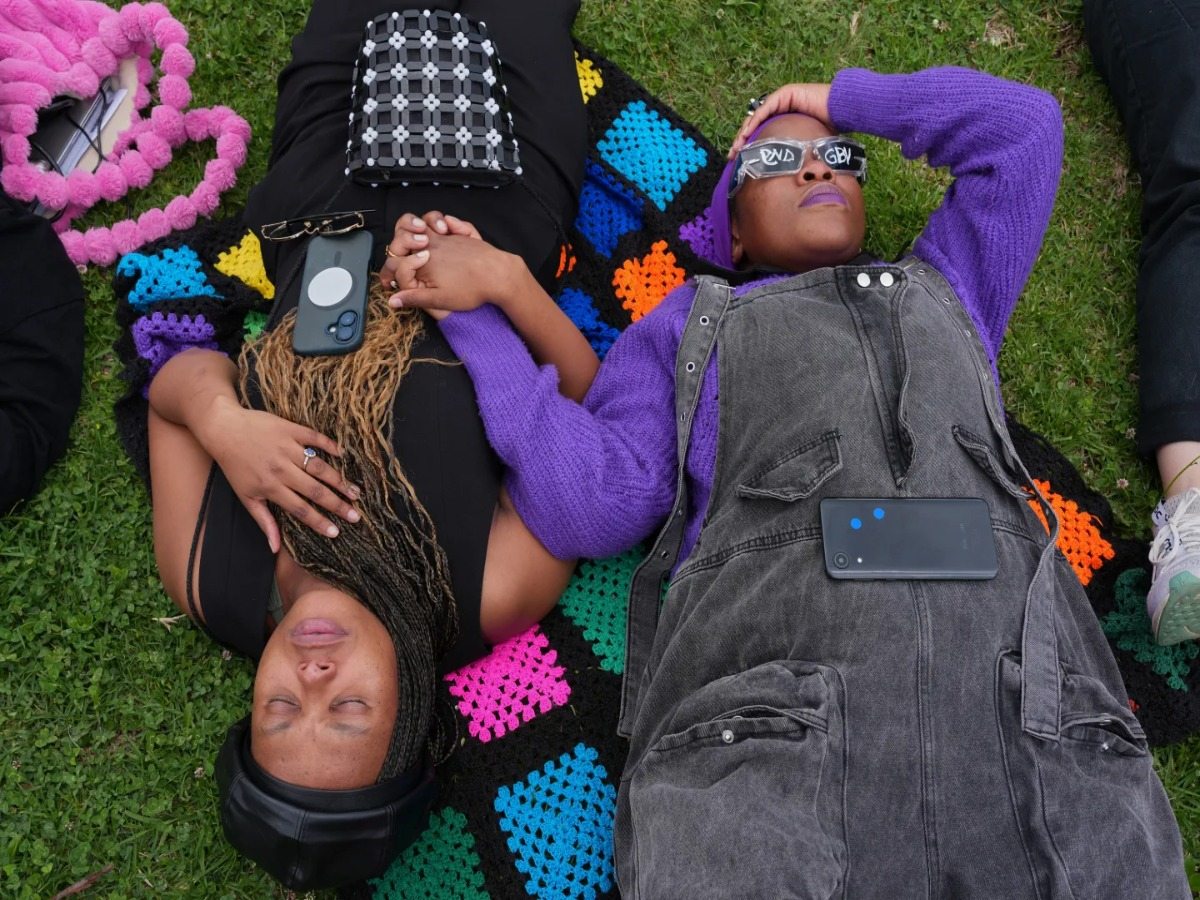South Africa: Women participating in the lie-down protest