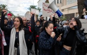 Tunisia protesters rally against Saied’s tightening grip on freedoms