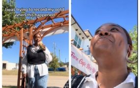 Woman says café owner asked her to leave for holding Dunkin’ cup outside her store
