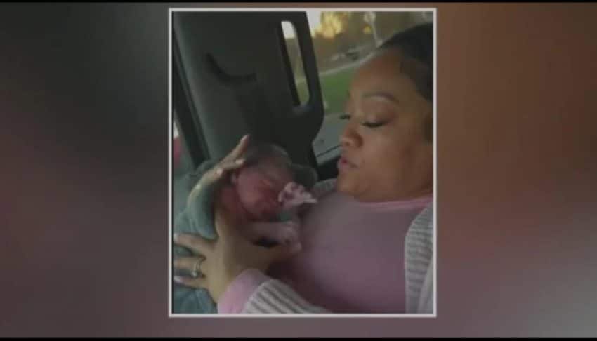 Mother who gave birth on side of road after hospital turned her away speaks out