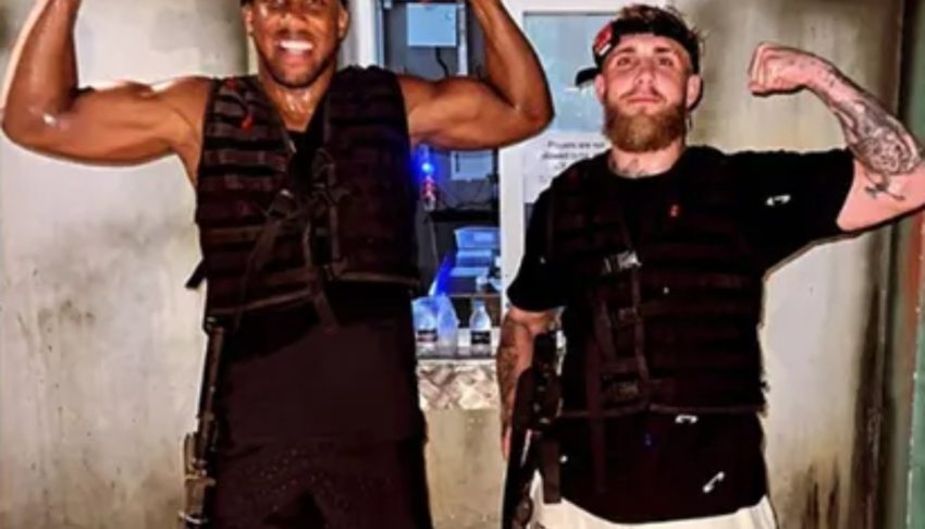 Anthony Joshua responds to claims that he’s required to go easy on Jake Paul during their fight