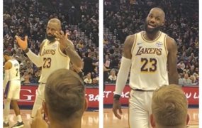 WATCH: LeBron James responds to heckler who mocked his hair