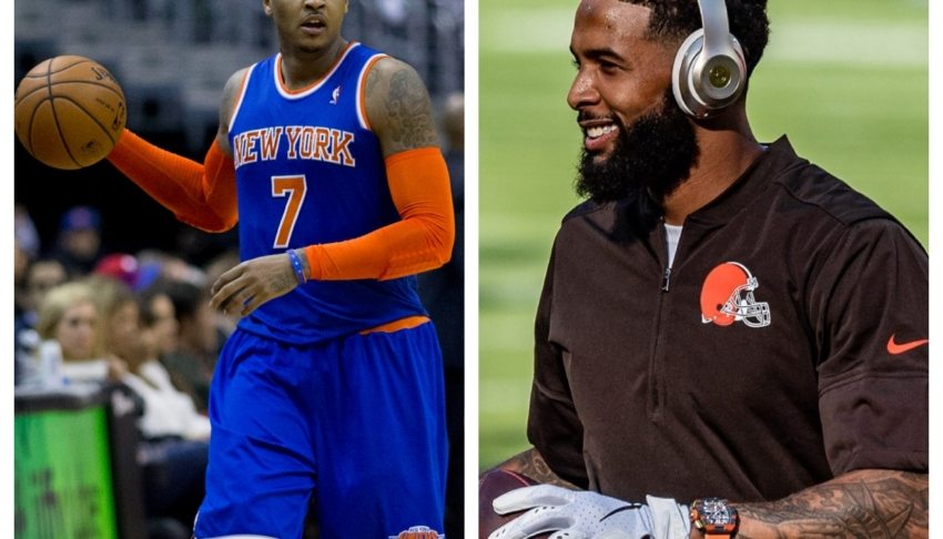 Carmelo Anthony sides with Odell Beckham Jr.’s claim that a $100 million contract can’t last forever