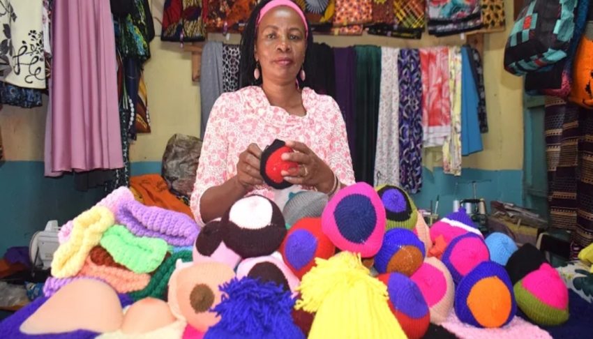 This Kenyan mom fights cancer stigma with knitted breast prostheses after surviving 2 cancer diagnoses