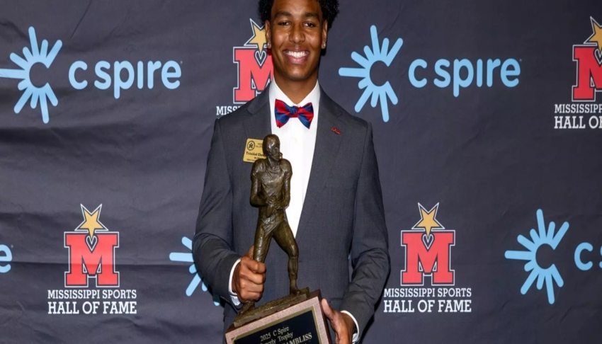Meet the outstanding Ole Miss quarterback who took home the prestigious 2025 Conerly Trophy
