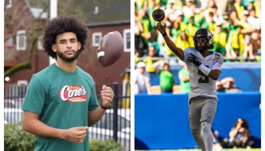 Dante Moore: The 12th wealthiest college player, refuses to join the NFL to remain in college