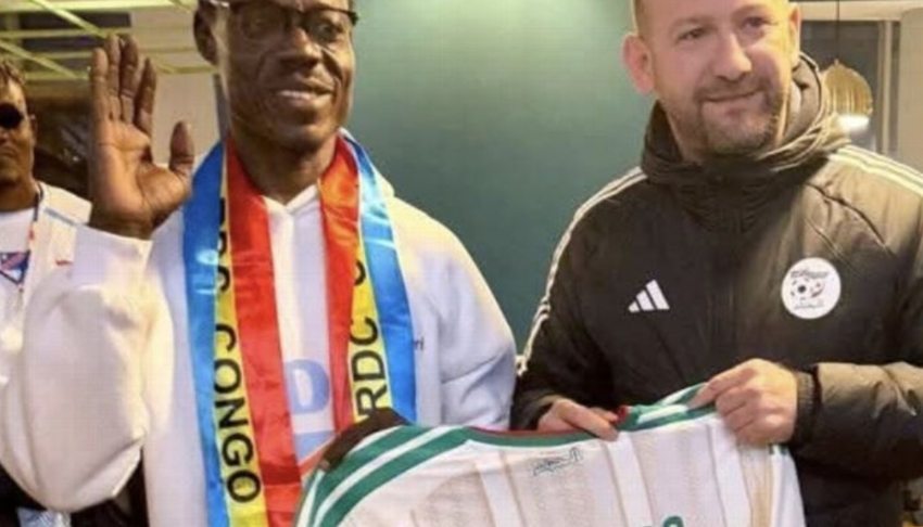 DRC ‘Lumumba’ statue fan at AFCON meets Algeria’s soccer team after player mocked him over his gesture
