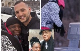 Kind policeman found home for woman living in cemetery to be close to late husband