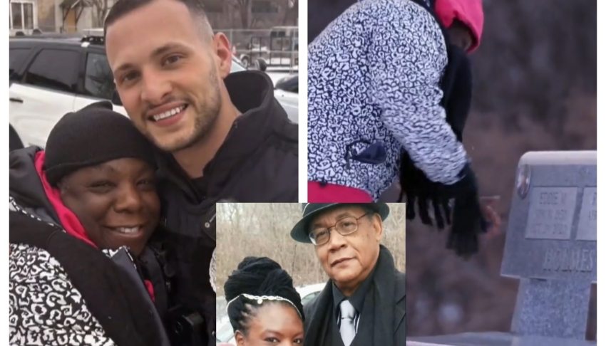 Kind policeman found home for woman living in cemetery to be close to late husband