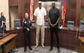 Shaquille O’Neal pushes to help a promising Texas police officer he discovered through jealousy