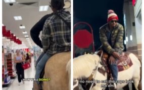 Texas man gets mixed reactions after riding horse through Target store: ‘Who cleaned up the horse?’ 