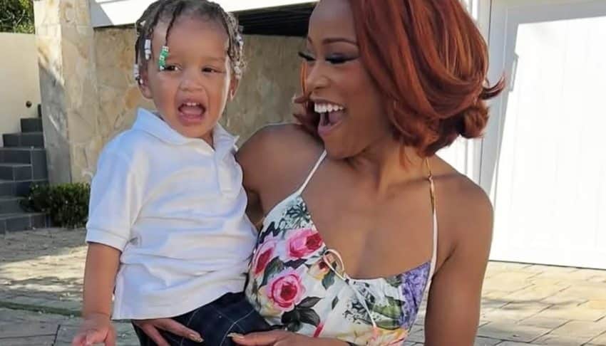 Keke Palmer touches on how she balances her career with motherhood 