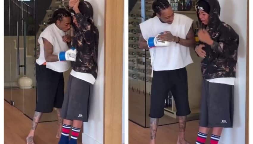 Wiz Khalifa responds to online backlash over landing birthday punches on his son