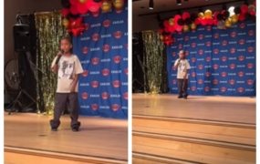 Mon reacts after son goes viral for singing Tupac’s ‘Dear Mama’ at his first-grade talent show