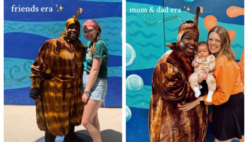 Woman shares how mistakenly tagging the wrong Disney performer on social media led to her marriage