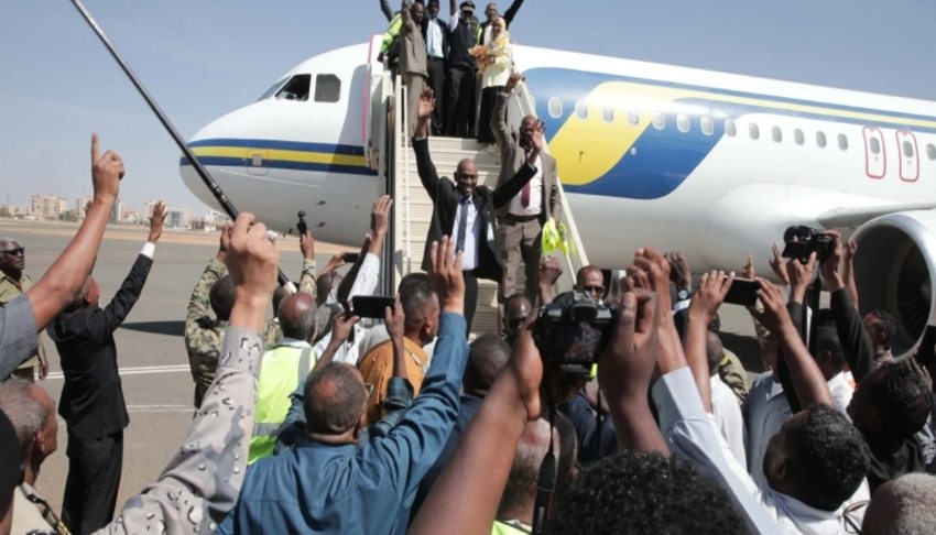 Commercial flight returns to Khartoum as Sudan takes tentative step toward normalcy