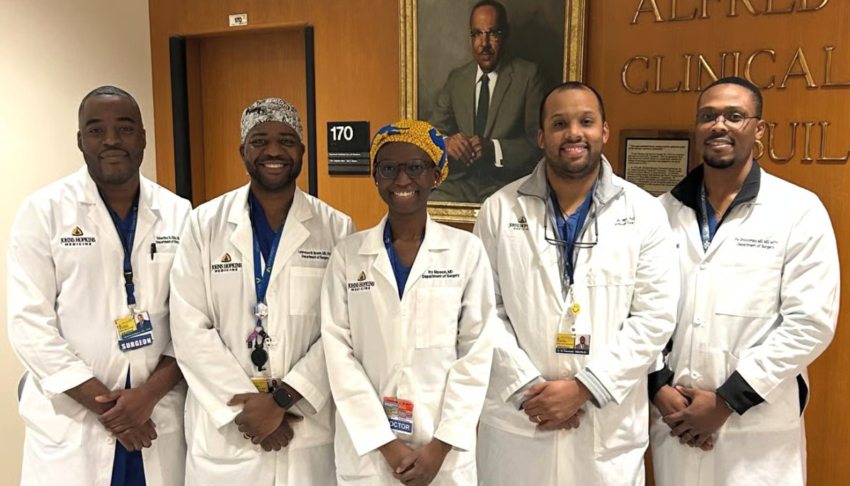 These five Black surgeons have made history leading Johns Hopkins Hospital’s trauma service 