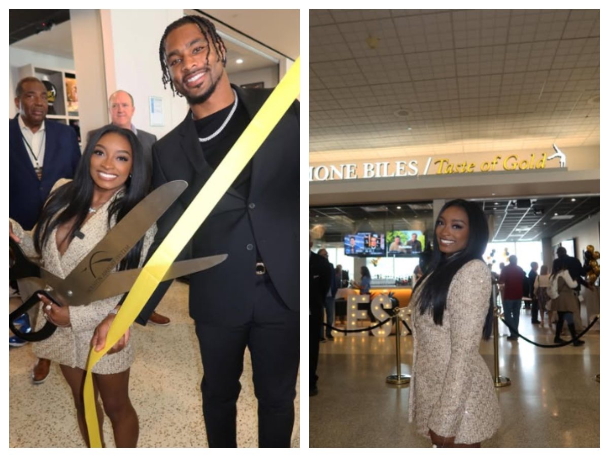 'A dream come true': Simone Biles opens her first restaurant at her