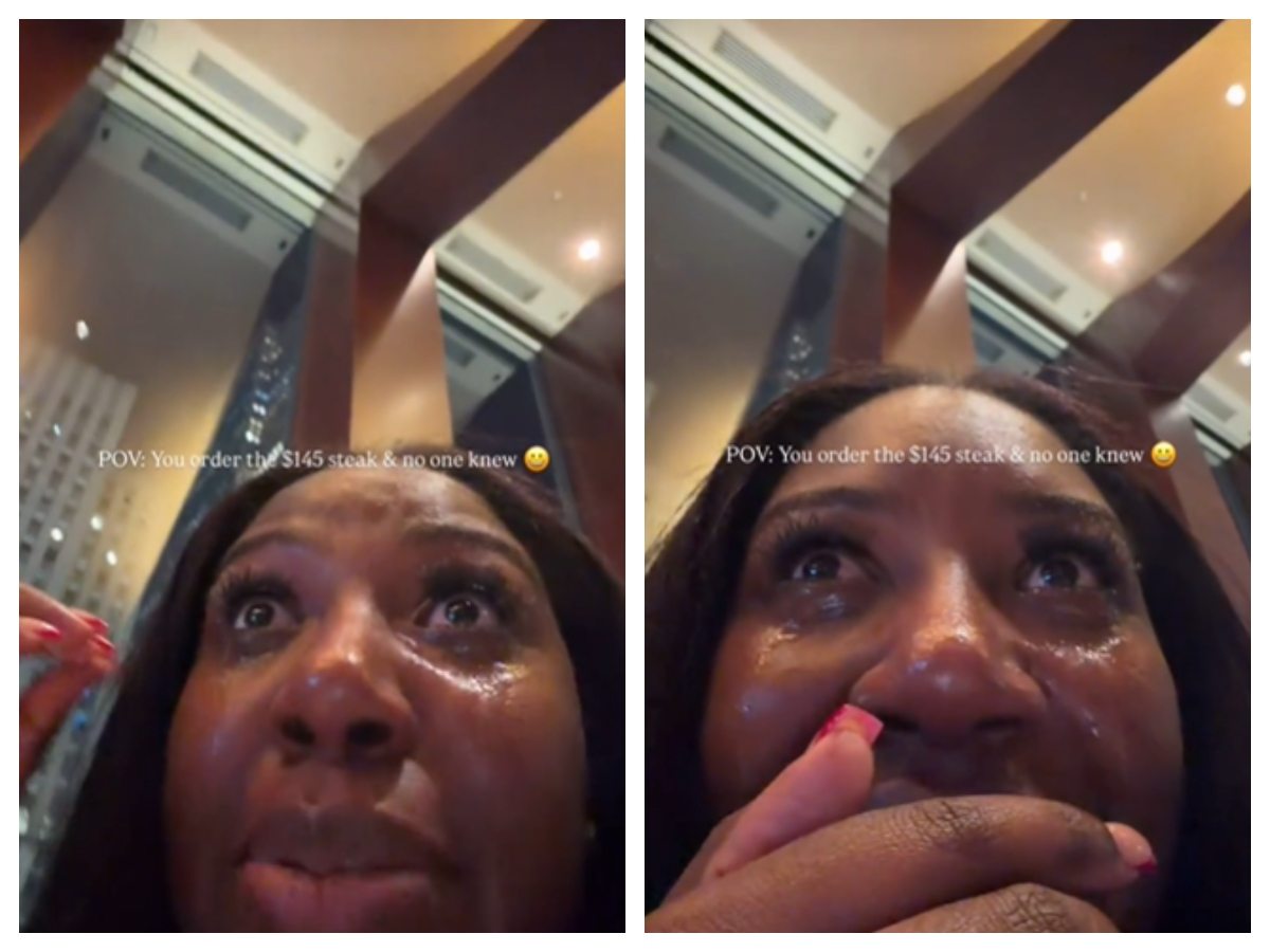 Woman goes viral over reaction to mistakenly ordering most expensive meal on menu