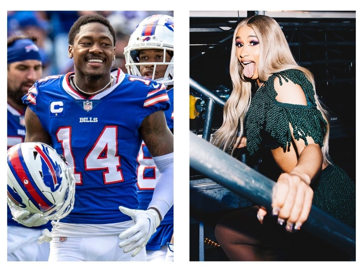 Stefon Diggs reacts after silence on Cardi B relationship